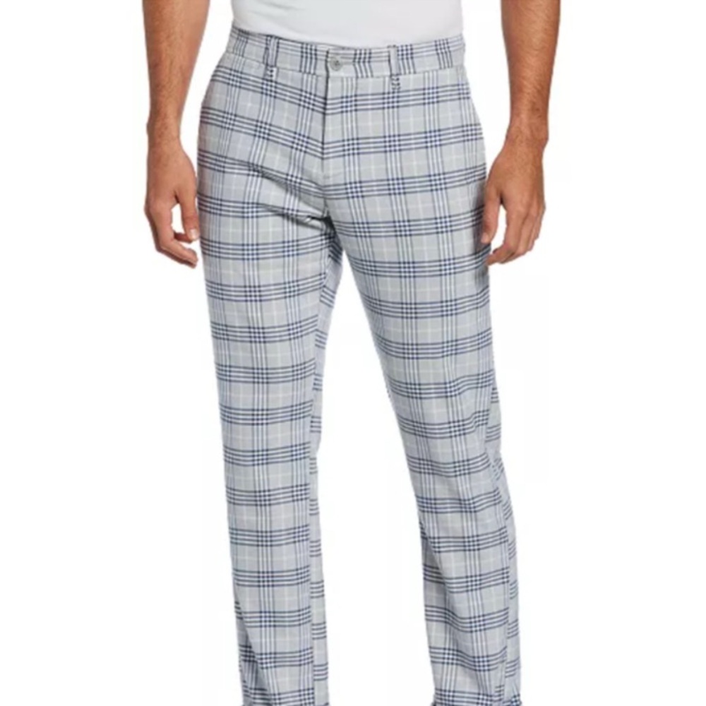 Original Penguin Men's Slim-Fit Plaid Print Chino Pants Size 36 x 32